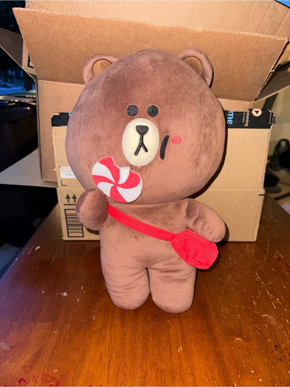 Japan Line Friends Brown Bear in Sweetieland plush